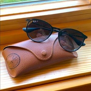 Black Raybans sunglasses